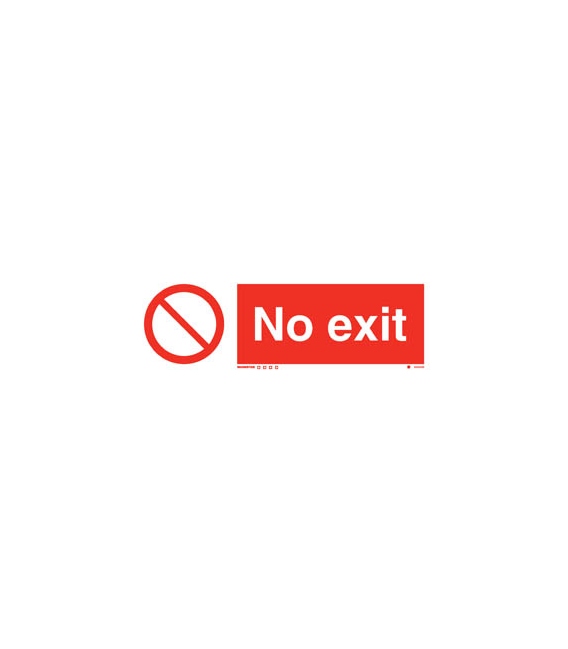 8543 No exit + symbol
