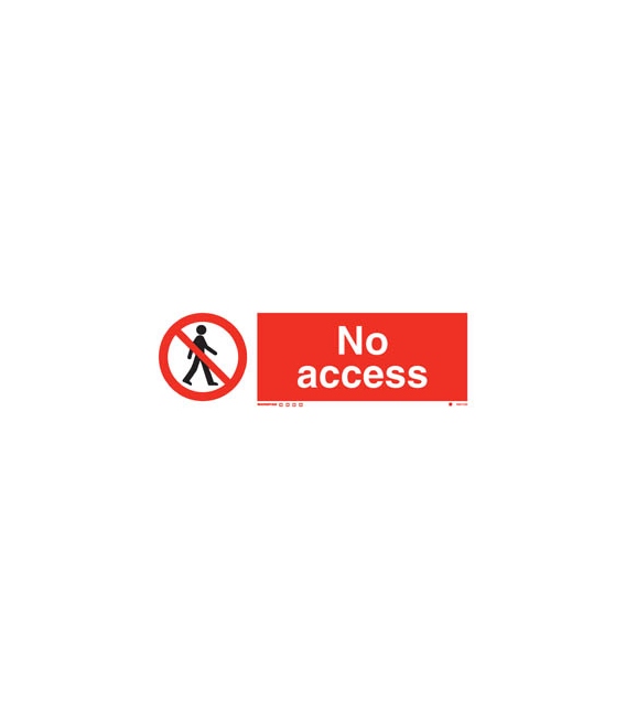 8557 No access + symbol