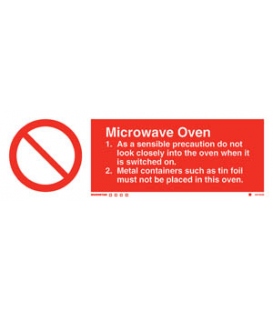 8618 Microwave Oven (Safety Instructions.)