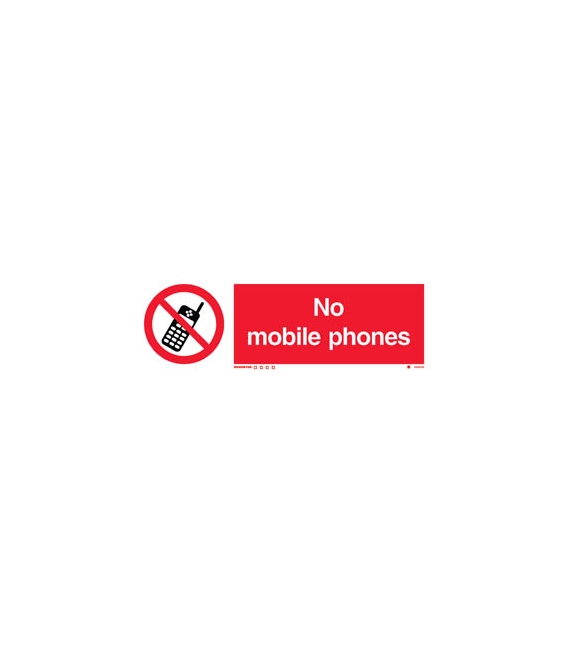 8658 No mobile phones + symbol
