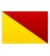 Signal Flag Letter O (Oscar)