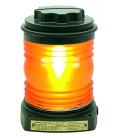 Single Lens Navigation Light - Yellow Towing Light 1129 (Black Plastic)