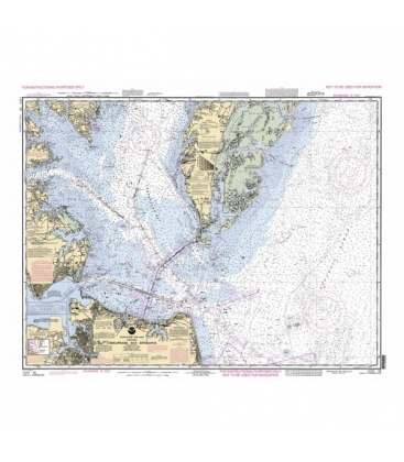 12221 TR - Chesapeake Bay Entrance Training Chart