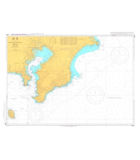 British Admiralty Japanese Nautical Chart 87 Tokyo Wan to Inubo Saki