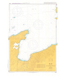 British Admiralty Japanese Nautical Chart 120 Noto Hanto and Approaches