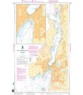 Norwegian Nautical Chart 482 Moss havn