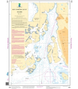 Norwegian Nautical Chart 493 Kollsnes
