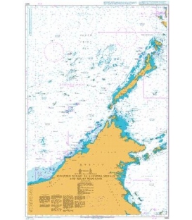 British Admiralty Nautical Chart 3483 Mindoro Strait to Luconia Shoals and Selat Makasar