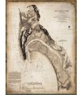 CP920C: CA, 1872, Nautical Chart of San Diego Bay