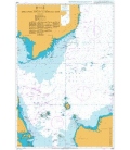 British Admiralty Nautical Chart 3482 Singapore Strait to Song Sai Gon