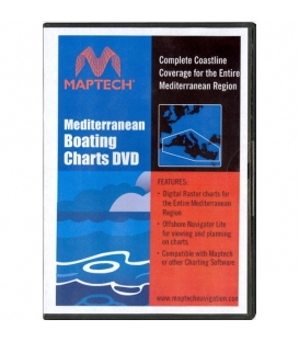 Maptech Boating Charts DVD Mediterranean