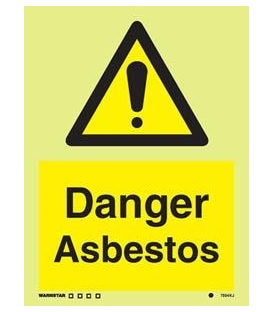 7554 Danger Asbestos