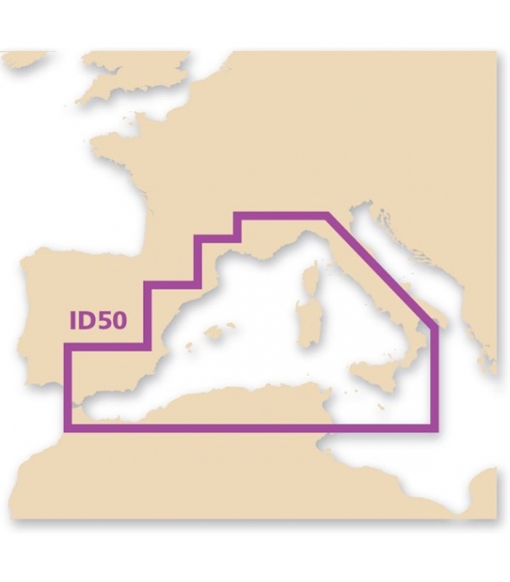 Meridian  Digital Chart ID50 - Western Mediterranean