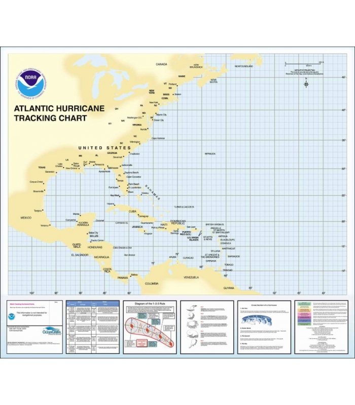 Printable Hurricane Map Tracking Chart