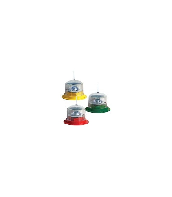 Sealite PC-415 Lighted Pile Caps Comes with SL15 self-contained solar LED marine lantern - range of colours available