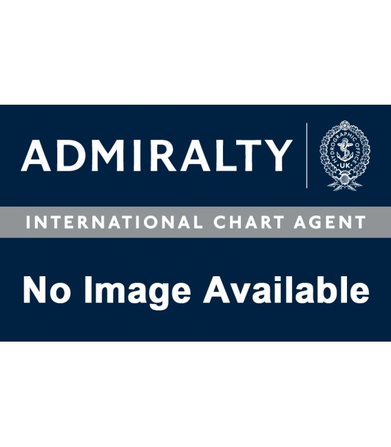 British Admiralty Nautical Chart 1284 Approaches to Yangkou Gang