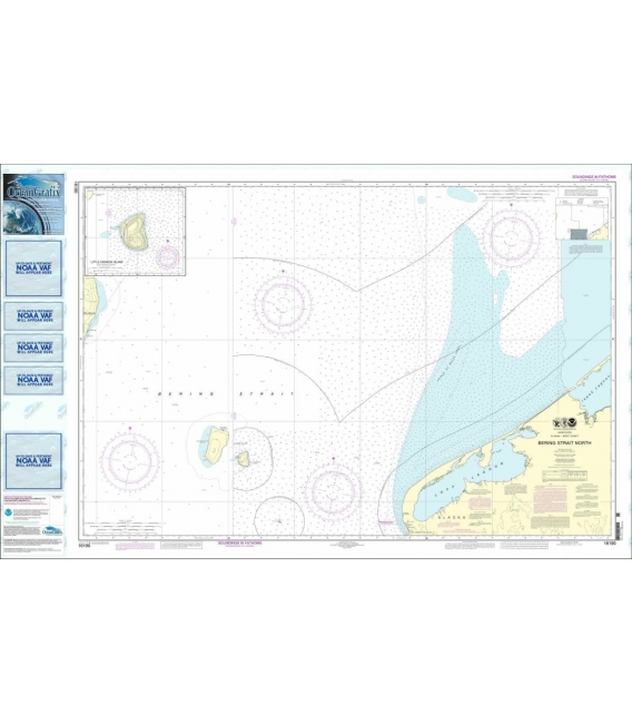 NOAA Chart 16190 Bering Strait North