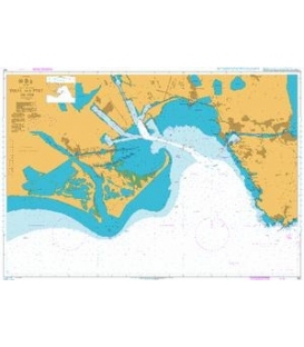 British Admiralty Nautical Chart 155 Golfe and Port de Fos