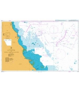 British Admiralty Nautical Chart 3774 Ra's Tanaqib to Jazirat Umm al Maradim