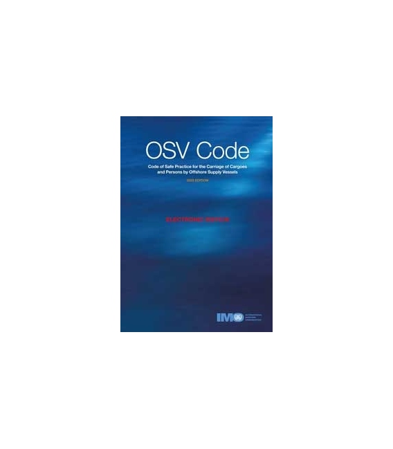 IMO I288E Carriage of Cargoes & Persons by OSV (OSV Code), 2000 Edition