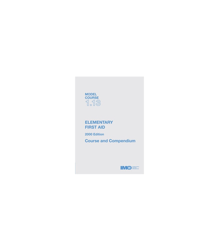 IMO e-Book ETA113E Model Course Elementary First Aid, 2000 Edition