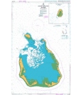 British Admiralty Australian Nautical Chart AUS607 South Keeling Islands