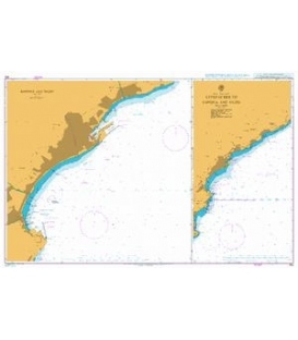 British Admiralty Nautical Chart 350 Approaches to Savona and Vado