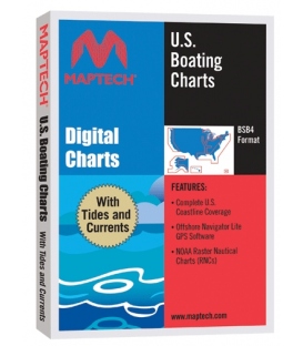 Maptech U.S. Boating Charts DVD with Tides and Currents