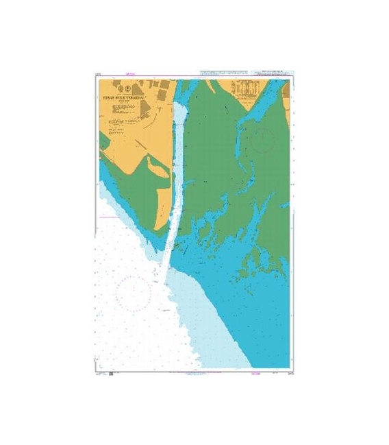 British Admiralty Nautical Chart 3473 Essar Bulk Terminal