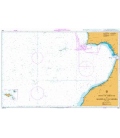 British Admiralty Nautical Chart 2977 Rio Guadalquivir Cano de Enriquez to Cano de San Carlos