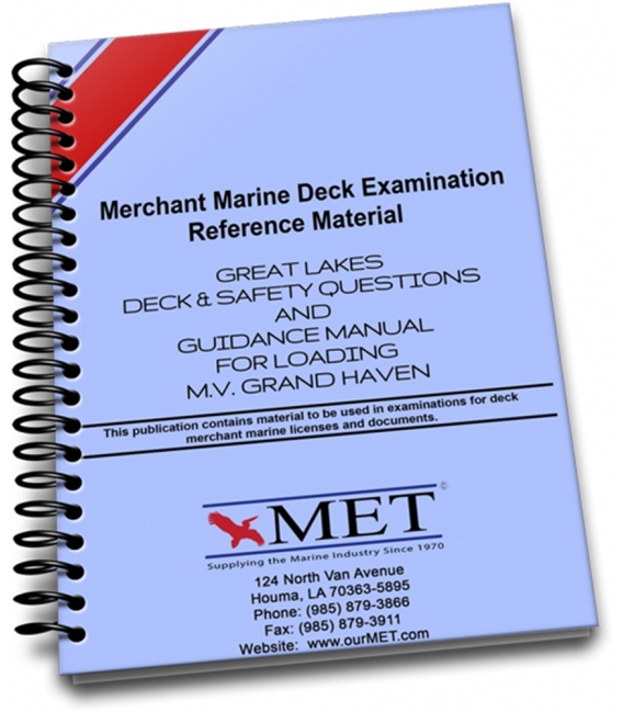 BK-773 Merchant Marine Deck Examination Reference Material Guidance Manual for Loading MV Grand Haven