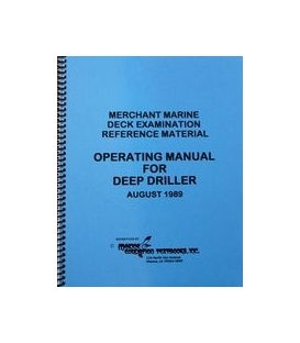 BK-061 Merchant Marine Deck Examination Reference Material Operating Manual for Coastal Driller
