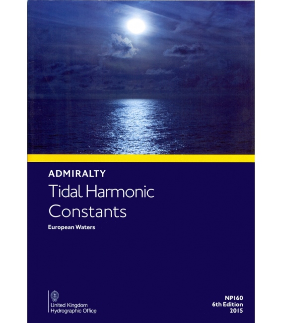 NP160 Tidal Harmonic Constants - European Waters, 6th Edition 2015