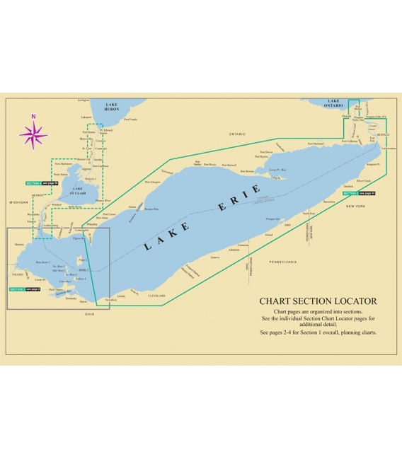 Lake Erie Chartbook & Cruising Guide, 7th Ed., 2015