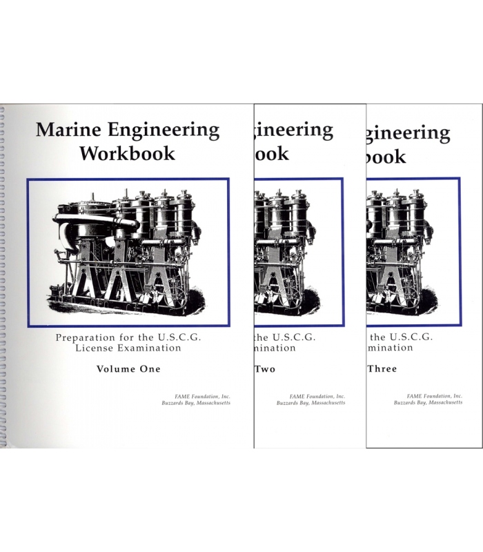 Marine Engineering Workbook Set Volumes 1, 2 & 3, 6th Edition