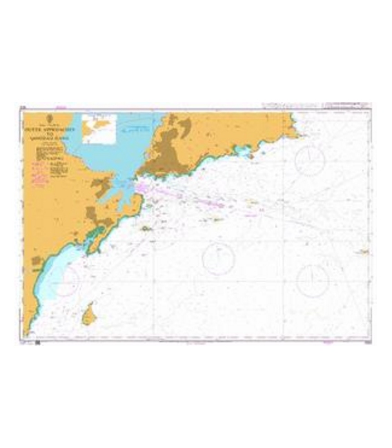British Admiralty Nautical Chart 1209 Longkou Gang