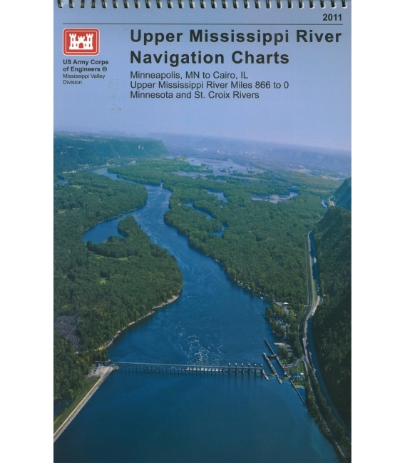 Upper Mississippi River Chart Book (w/ CD-ROM), 2011 Edition