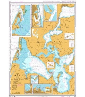 British Admiralty Nautical Chart 426 Thyboron to Mors