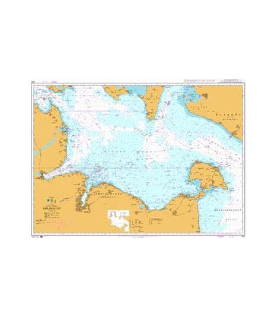 British Admiralty Nautical Chart 2942 Kieler Bucht