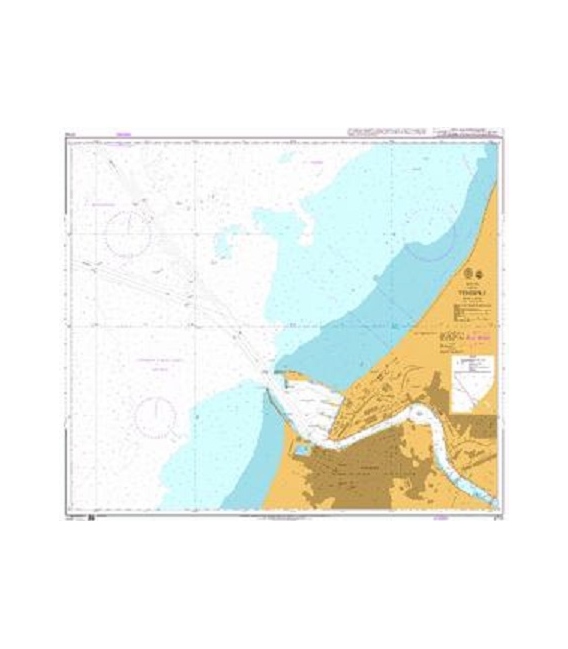 British Admiralty Nautical Chart 2716 Ventspils