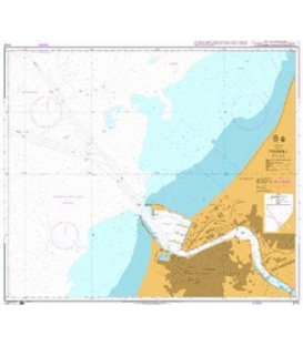 British Admiralty Nautical Chart 2716 Ventspils