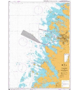 British Admiralty Nautical Chart 3829 Nurminen to Uskalinmaa