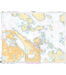 Norwegian Nautical Chart 455 Stavanger havn med innseilinger