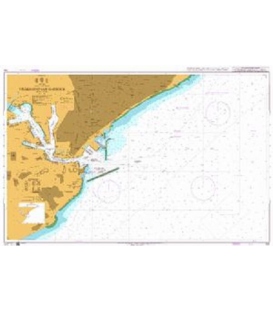 British Admiralty Nautical Chart 244 Vishakhapatnam Harbour