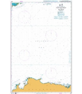 British Admiralty Nautical Chart 2957 Tawitawi Group to Sulawesi