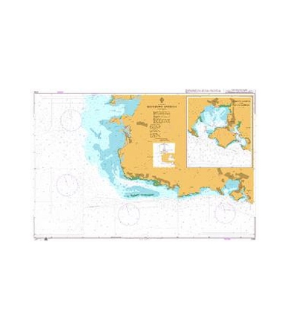 British Admiralty Nautical Chart 2066 Southern Antigua