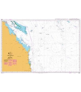 British Admiralty Australian Nautical Chart 4635 Cape Byron to Mackay