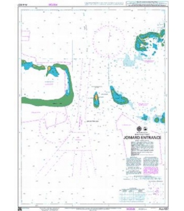 British Admiralty Chart AUS627 Jomard Entrance