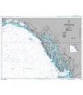 British Admiralty Nautical Chart 4975 Dixon Entrance to Cape Saint Elias