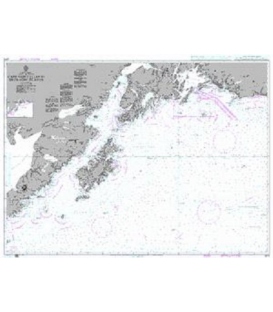 British Admiralty Nautical Chart 4976 Cape Saint Elias to Shumagin Islands